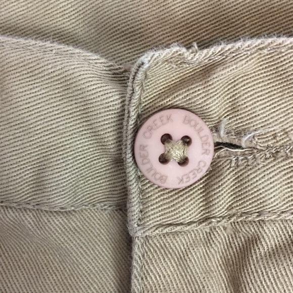 Boulder Creek Cargo Shorts Mens 54 Big Cotton Elastic Panels Velcro Pockets - Picture 6 of 13